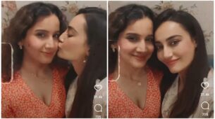 You’re very precious: Surbhi Jyoti gives adorable cheek kiss to special friend, check out