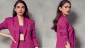 Aditi Rao Hydari champions the boss babe look in purple pant suit, see pics