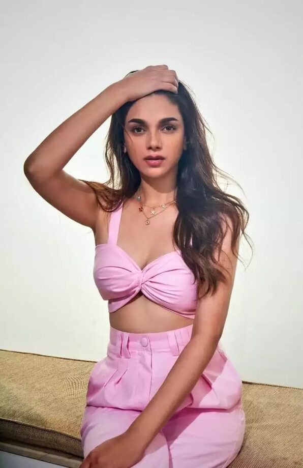 Aditi Rao Hydari Is In Love With Pink Outfits & We Have Proof: See Pics - 4