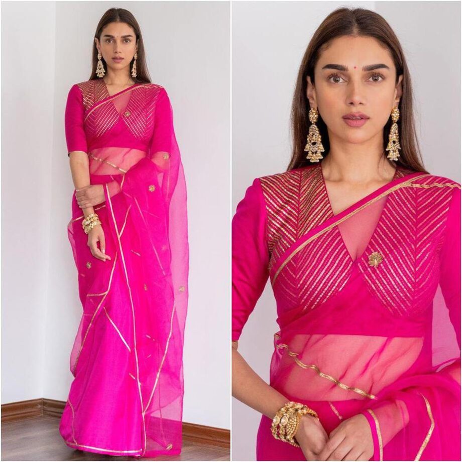 Aditi Rao Hydari Is In Love With Pink Outfits & We Have Proof: See Pics - 0