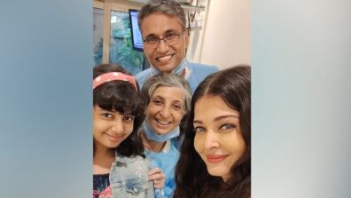 Aishwarya Rai Bachchan And Daughter Aaradhya Bachchan Spotted Posing For Adorable Selfie With Dentists, Check Out