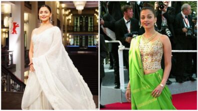 Alia Bhatt To Aishwarya Rai: Here Are Some Of The Gorgeous Sarees Worn By Bollywood Actresses On The Red Carpet