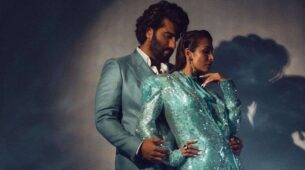 All glitz n glamour! That’s what Malaika Arora and Arjun Kapoor prompted in twinning glowy blue pantsuits