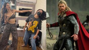 Ananya Panday becomes mighty ‘Thor’ on Liger Sets, pics go viral