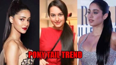 Ananya Panday, Sonakshi Sinha To Janhvi Kapoor: Bollywood Babes Living By The Pony Tail Trend