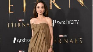 Angelina Jolie’s latest appearances are a masterclass in monotone style, check out