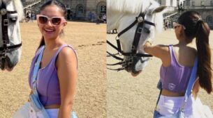 Anushka Sen is in love with a white horse she met in London, asks fans for name suggestions
