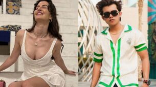 Arbaaz Khan’s girlfriend Giorgia Andriani takes over internet by storm in deep-neck white outfit, influencer Riaz Aly is crushing