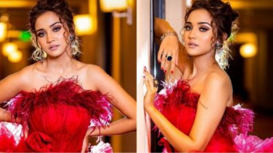 Ashi Singh is writing her own fairytale, looks irresistible in red fluffy gown