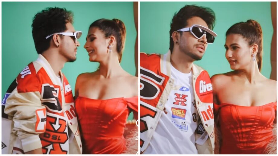 Tony Kakkar goes cosy n romantic with Nidhhi Tapadiaa, says 'Can I kiss you' 653602
