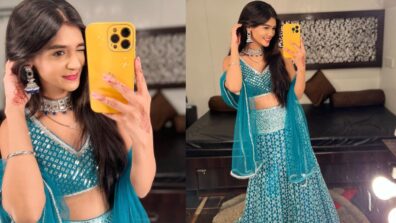 Yeh Rishta Kya Kehlata Hai Starrer Pranali Rathod’s Blue Embellished Lehenga Is Perfect For Wedding Look