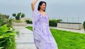 Barso Re Megha Megha: Divyanka Tripathi’s tie-dye kaftan looks ‘purply-perfect’ for Monsoons