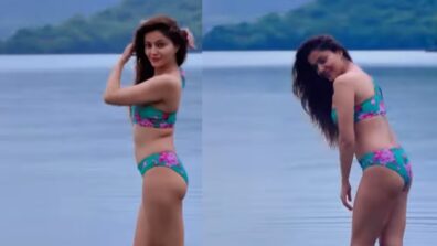 Monsoon Vibes: Rubina Dilaik Sizzles In Blue Floral Bikini 