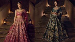 In Pics: Sara Tendulkar, Alaviaa Jaaferi and others keep it dreamy in new Anita Dongre’s bridal lehenga collection