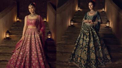 In Pics: Sara Tendulkar, Alaviaa Jaaferi and others keep it dreamy in new Anita Dongre’s bridal lehenga collection