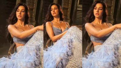 Disha Patani Looks Electrifying In Blue Fringe Sequim Gown For Magazine Photoshoot 