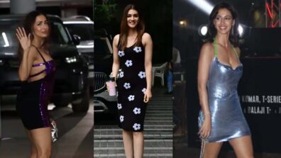 B-Town Beauties: Kriti Sanon, Malaika Arora, And Disha Patani Look Sizzling Hot In Short Dresses