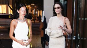 Bella Hadid Or Dua Lipa: Whom Did You Like Better In A White Mini Dress?
