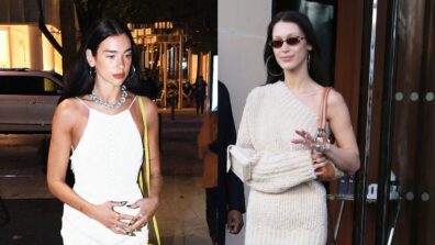 Bella Hadid Or Dua Lipa: Whom Did You Like Better In A White Mini Dress?