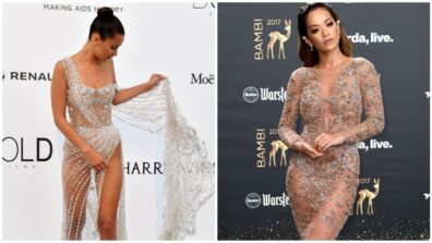 Bella Hadid To Rita Ora: Sheer Naked Outfits By Hollywood Celebs Of All Times 