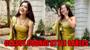 Best Of Rashmika Mandanna’s Classy Coorgi Style Sarees