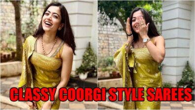 Best Of Rashmika Mandanna’s Classy Coorgi Style Sarees