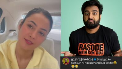 Bigg Boss 13’s Shehnaaz Gill shares hilarious vlog from car drive, “rasode mein kaun tha” fame Yashraj Mukhate comments