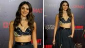 Brighten Up Your Ethnic Look In A Chic Black Lehenga Like Ananya Panday
