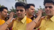 BTS Throwback: When Varun Dhawan trimmed Maniesh Paul’s sideburns on Jug Jugg Jeeyo sets