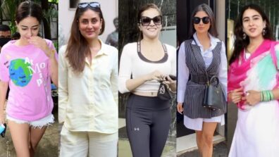 Celebs spotted in style: Ananya Panday, Kareena Kapoor, Rubina Dilaik, Mouni Roy and Sara Ali Khan look stunning in casuals