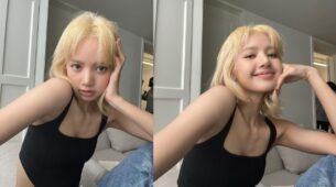 Check Out: Lisa Looks Lovely In Black Tank Top