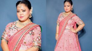 ‘Comedy queen’ Bharti Singh takes internet by storm in pink shimmery lehenga pictures, all set to meet Mika Singh’s future bride