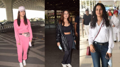 Comfort And Style Go Hand In Hand For Shehnaaz Gill’s Airport Looks