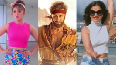 Congratulations: KKK 12 divas Shivangi Joshi and Rubina Dilaik join Ranbir Kapoor’s ‘Shamshera’ promotions