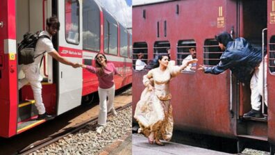 DDLJ Fever: Mira Rajput and Shahid Kapoor ace the iconic ‘Raj-Simran’ train scene