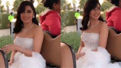 Divya Khosla Kumar wows in a feather ruffled white off-shoulder gown, fans call her ‘pariyon ki rani’