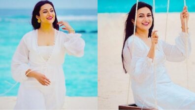 Divyanka Tripathi is a sight to behold from holiday diaries, looks gorgeous in white outfit