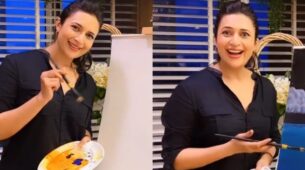 Divyanka Tripathi is in a mood to do romantic paintings, asks, “should I flirt…?”