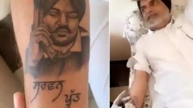 Emotional Moment: Late Punjabi singer Sidhu Moosewala’s parents get singer’s tattoo inked