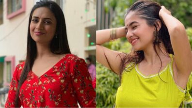 Ethnic Beauties: Divyanka Tripathi oozes like fire in floral red top, Anushka Sen keeps it sensuous in yellow kurta