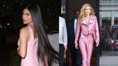 Fashion Face-off: Gigi Hadid Vs Kylie Jenner: Who Was Your Dream Girl In A Pink Leather Outfit?