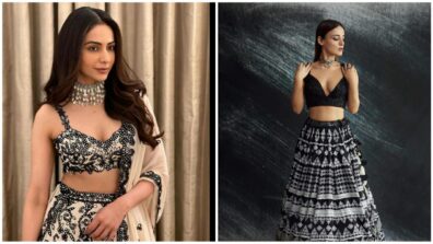 Fashion Faceoff: Rakul Preet Singh And Radhika Madan Twirl In Black And White Lehenga: Who Are You Crushing Over?