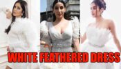Fashion War: Katrina Kaif, Janhvi Kapoor Or Nora Fatehi: Which Bollywood Hottie Wore The White Feather Dress Better? Vote