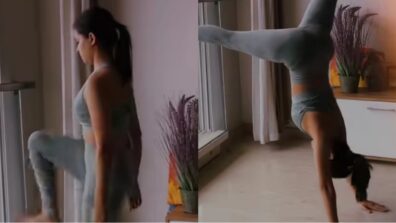 Flexibility check: Palak Sindhwani aka Sonu Bhide aces backflip challenge, watch video