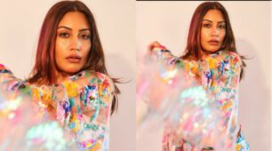 Glitters n glow! Surbhi Chandna epitomises in see-through white saree, see pics