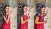 Gulabo girl: Shruti Haasan looks fierce in red, poses sensuous with rose stick
