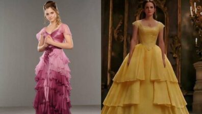 Hermione In The Pink Gown Or Belle In The Yellow Gown: Which Look Of Emma Watson Do You Love The Most?