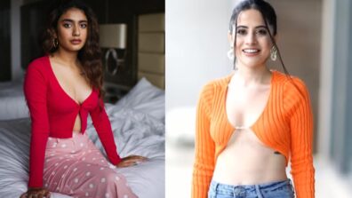 Hotties on Fire: Urfi Javed And Priya Varrier sizzle in front-open Crop Top