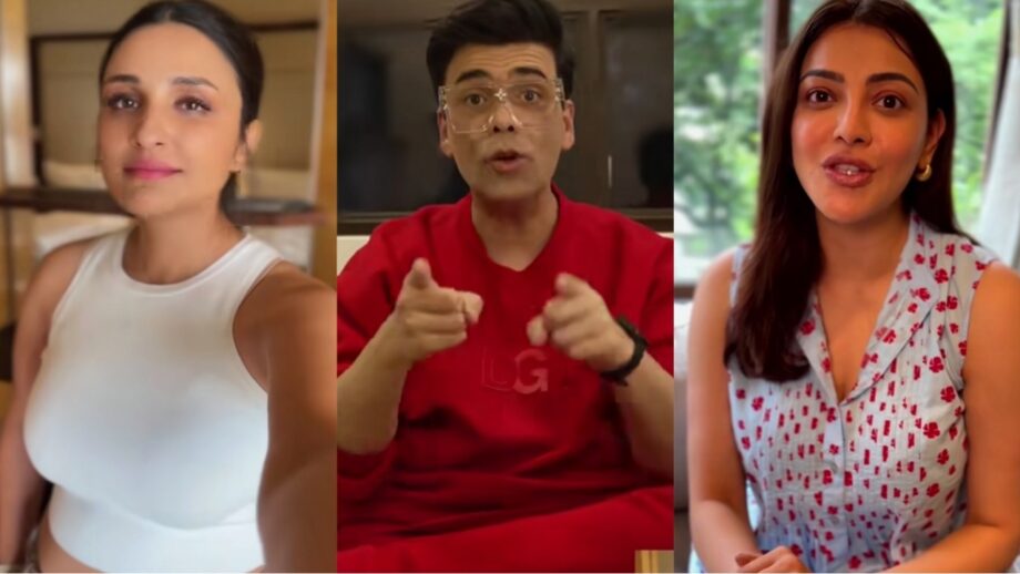 If I don't like...you are fired: Karan Johar threatens Parineeti Chopra and Kajal Aggarwal on camera, videos go viral 666281