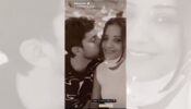 In pics: Bhojpuri actress Monalisa goes mushy with husband Vikrant Singh, gets sweet kiss